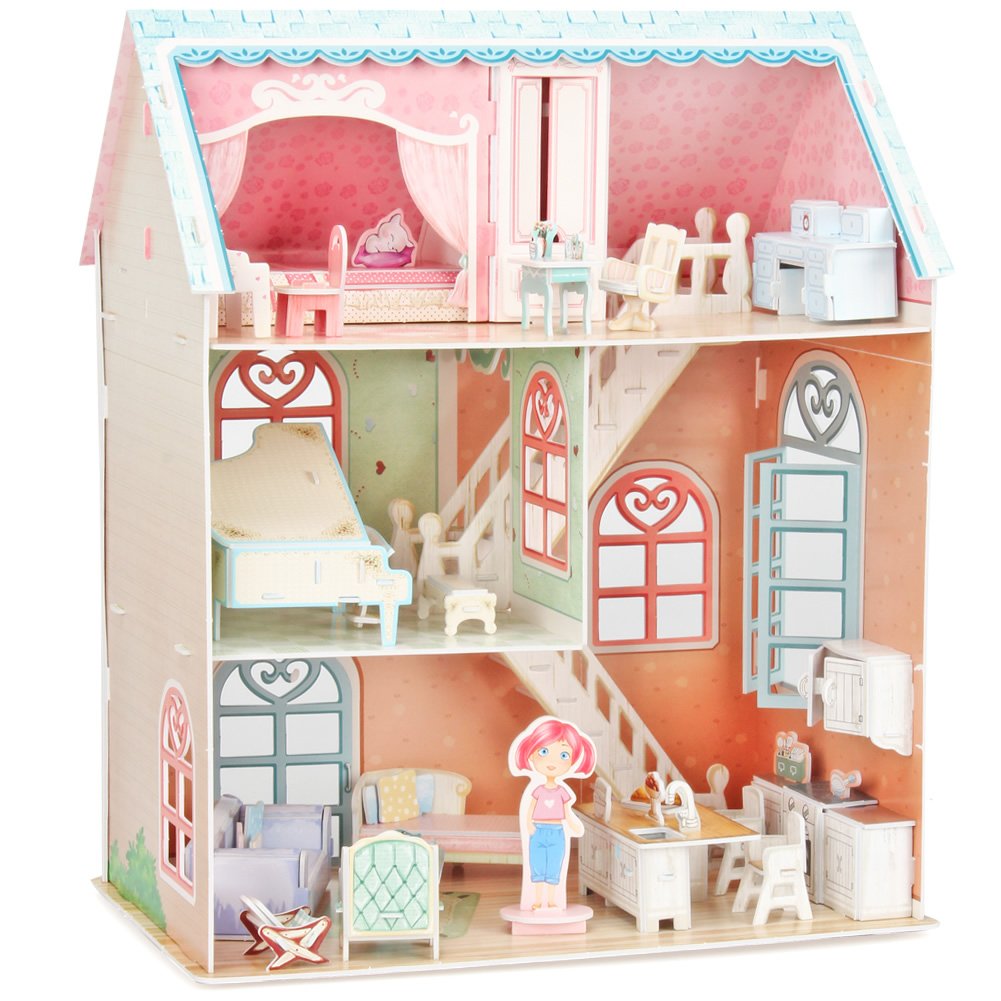 Cubicfun Doll House Pianists Home Puzzle (105 Pieces)