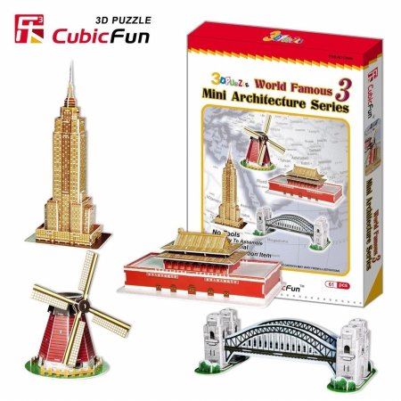 Cubicfun Mini Architecture Series C086H Jigsaw Puzzle # 3
