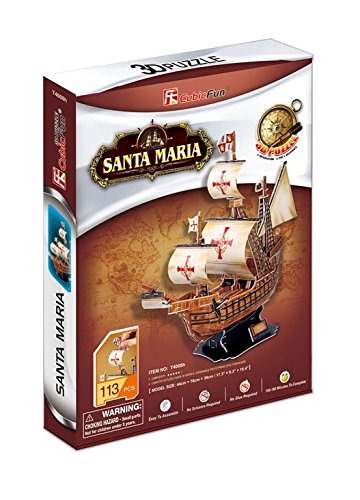 Cubicfun Santa Maria 3D Puzzle