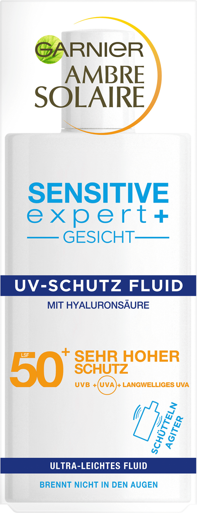 Garnier  Ambre Solaire Sensitive Expert Face Super Uv Fluid Lsf 50 40Ml, 40Ml