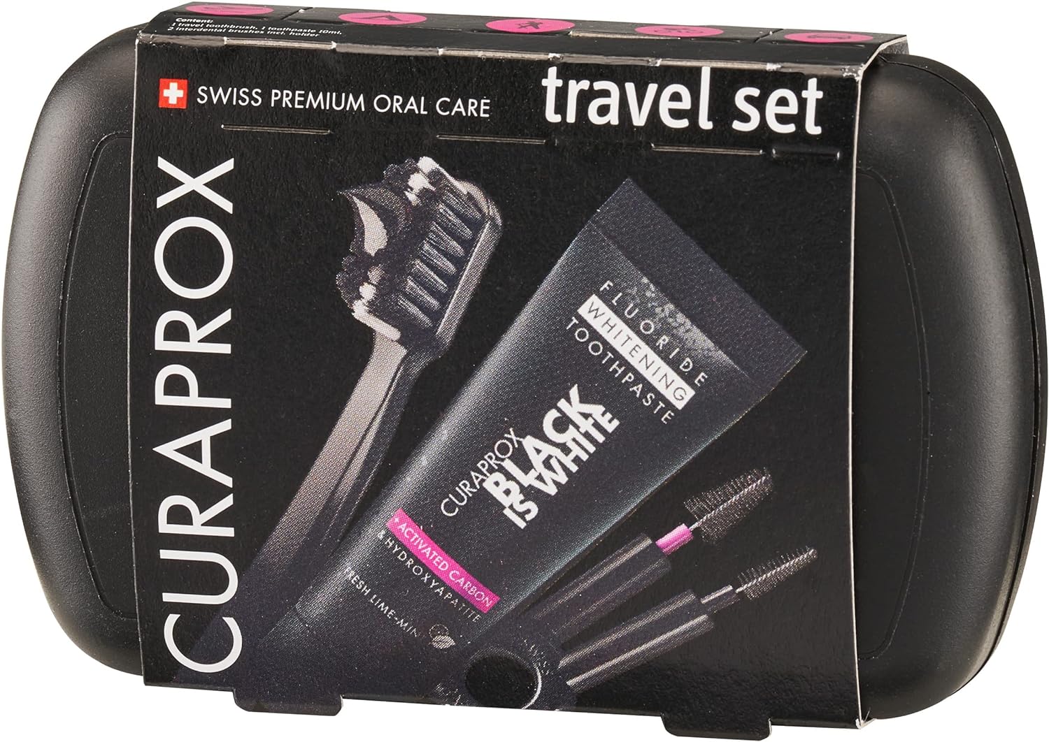Curaprox Black is White Travel Set