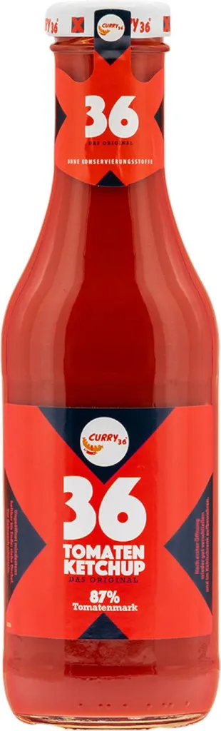 Werder Feinkost GmbH Curry36 Tomato Ketchup 500ml Taste of the Berlin snack experience Currywurst 500 ml