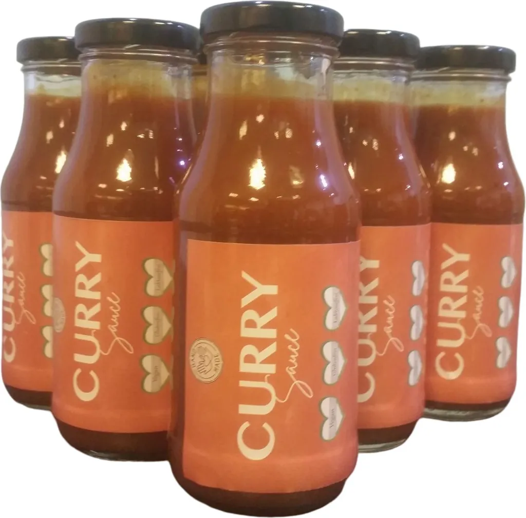 Cocktail Academy Bochum Handmade Classic Curry Sauce (6 x 275ml) Vegan. Gluten free. Lactose free.