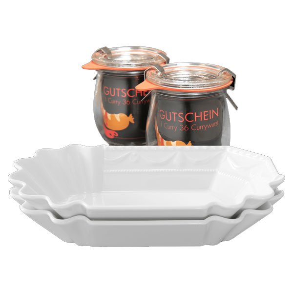 KPM Currywurst Bowl Kurland (incl. voucher) (Set of 2)