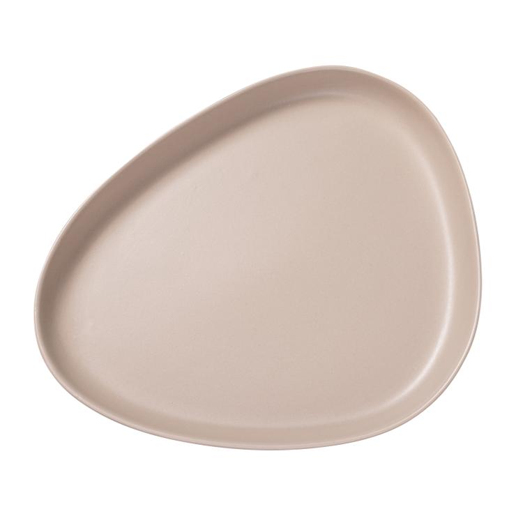 Lind DNA Curve stoneware serving plate 30 x 35cm
