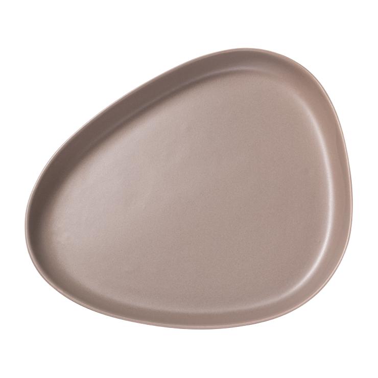 Lind DNA Curve stoneware serving plate 30 x 35cm