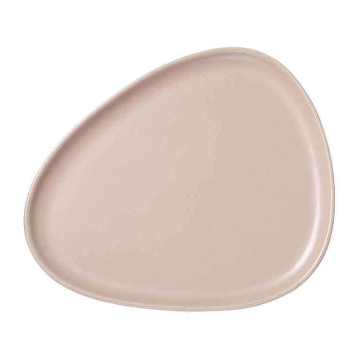 Lind DNA Curve Stoneware plate 26 x 30cm