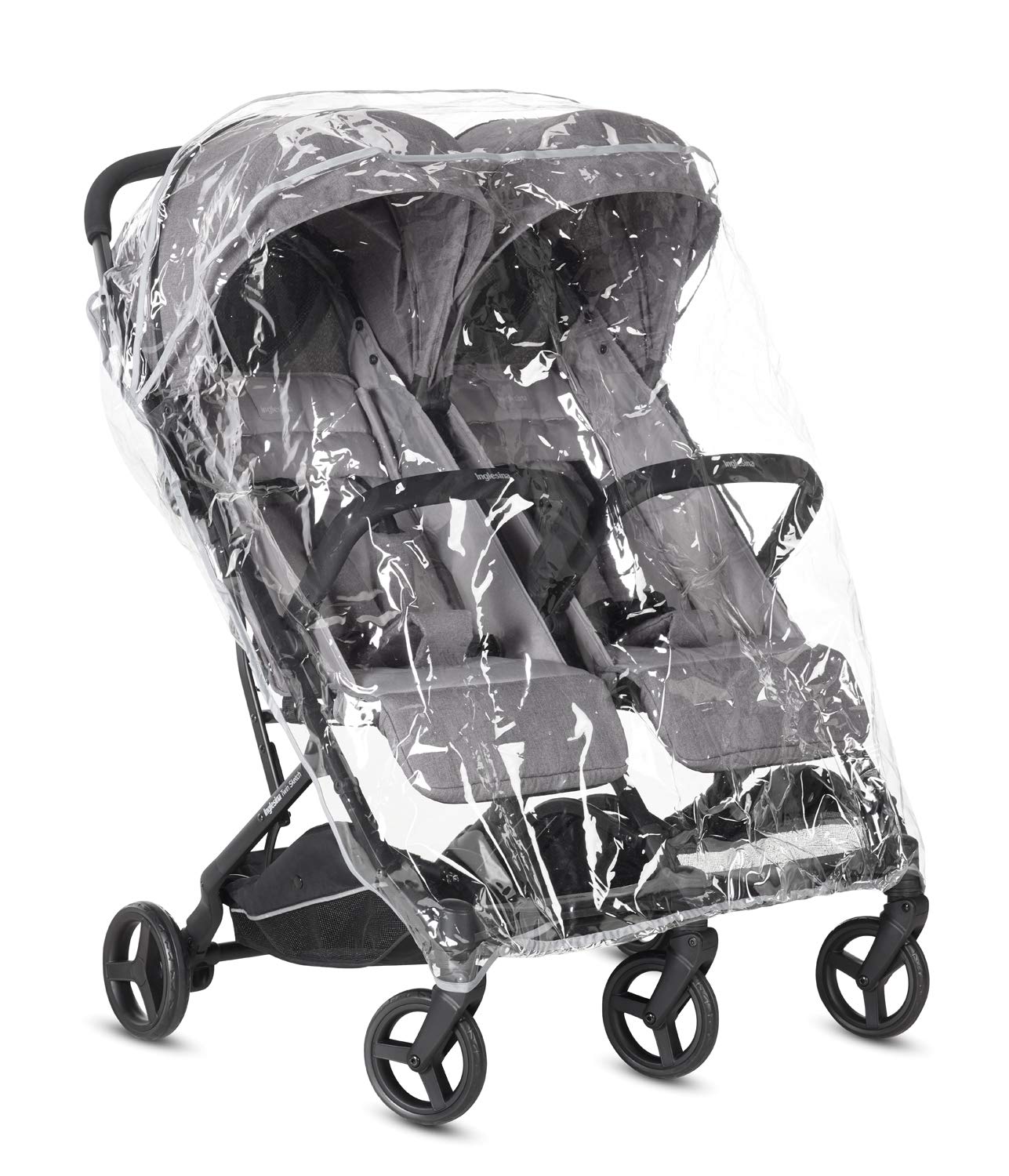 Unbekannt Inglesina Twin Pram Rain Cover Fits Twin Sketch