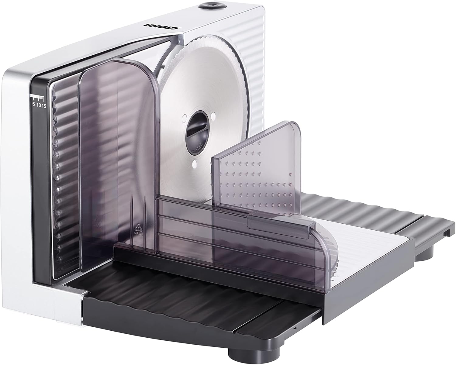 Unold 78866 All Cutter Curve Silver, 100 W, 230 V, Foldable, Stainless Steel Knife, Silver/Black, Stainless Steel