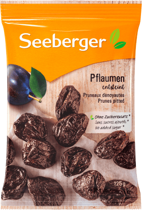 Seeberger Dried fruit, prunes, pitted, 125 g