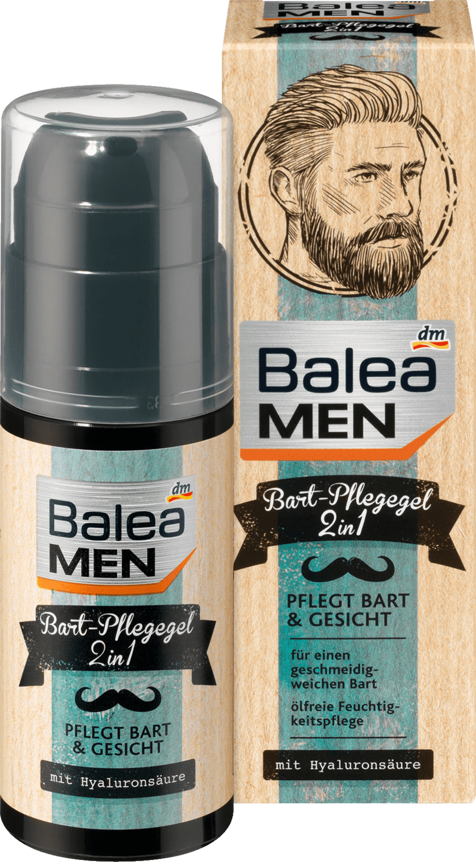 Balea MEN Beard Care Gel 2In1, 50 Ml