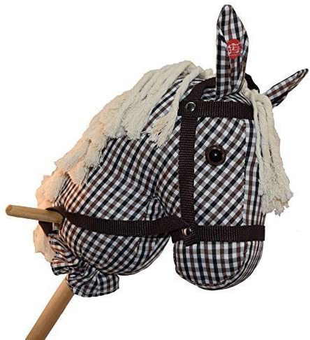 martoli Hobby Horse Brown Check With Sound – New