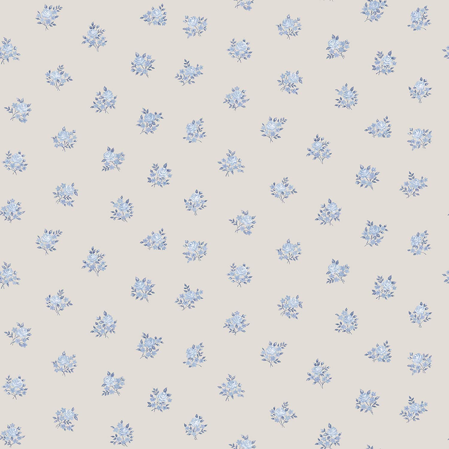 galerie-24 Gallery G23270 Floral Theme Wallpaper – Blue