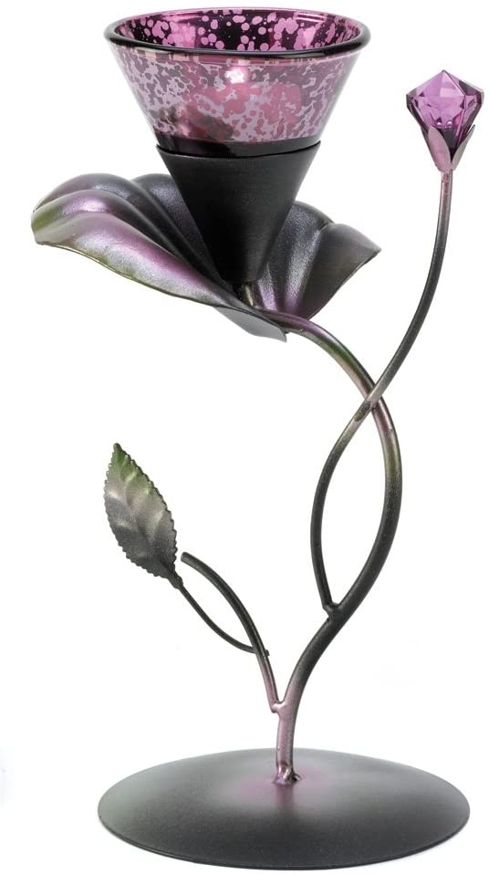 Gifts & Decor Lilac Lily Pad Tealight Candle Holder Centerpiece Stand