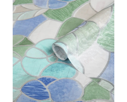 d-c-fix® glass decorative film self-adhesive Lisboa blue 45x200 cm