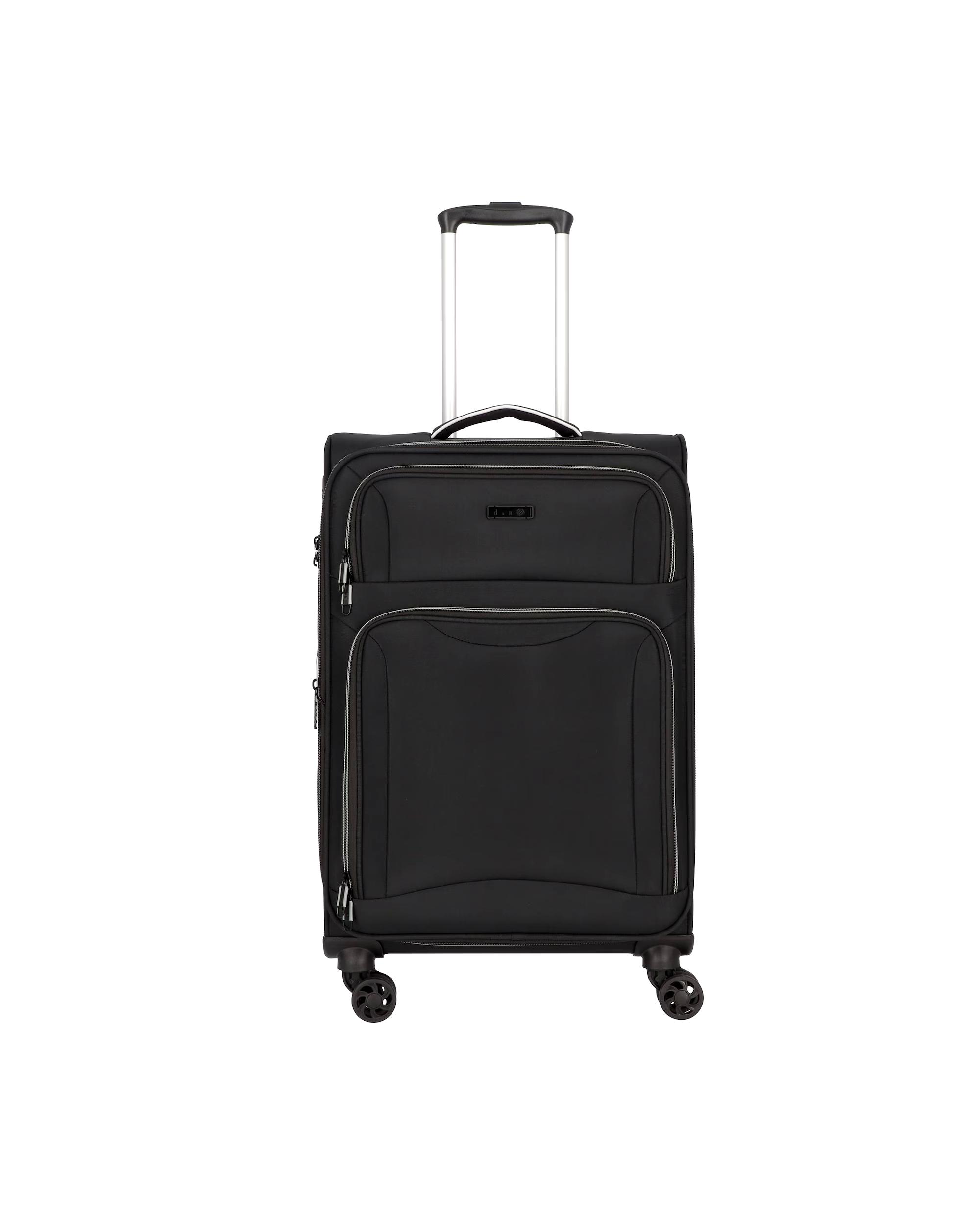d & n Trolley Travel Line 9204 4 wheels trolley M 66 cm with expansion fold Travel Line 9204 4 Rollen Trolley M 66 cm mit Dehnfalte