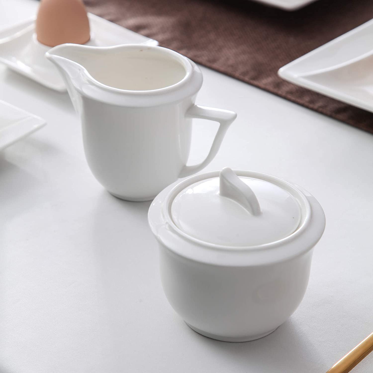 MALACASA, Carina series, 30-piece porcelain crockery set for 6 people.