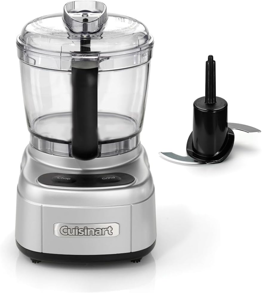 Cuisinart Mini Prep Pro - Mini Chopper and Compact Food Processor in 1 | Multifunctional: Chopping, Chopping, Mixing | Reversible Stainless Steel Blade | BPA Free 900ml Work Bowl