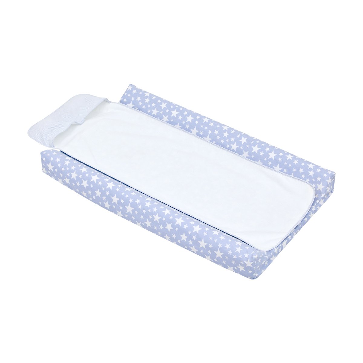 Cambrass 35010 Foam Complete Collection Star Baby Changing Pad, 47 x 80 cm light blue