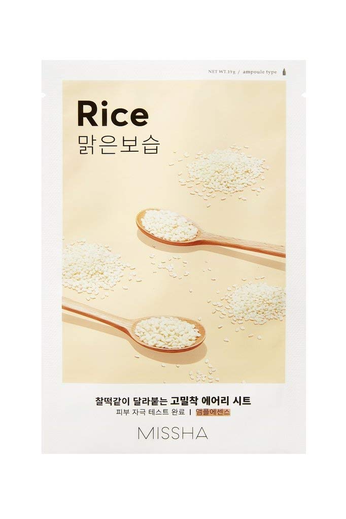 MISSHA Pure Source Cell Sheet Mask (Rice), Pack of 1
