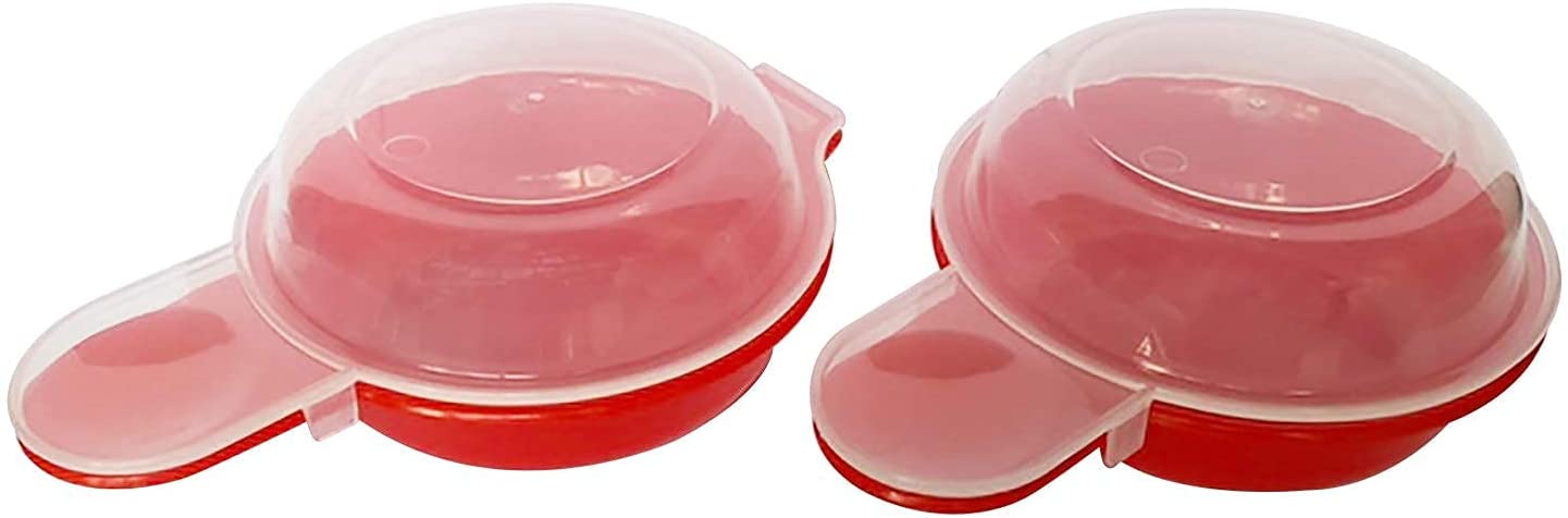 FOSUTOU Microwave egg boiler for quick and easy egg cooking in just one minute with gourmet recipe