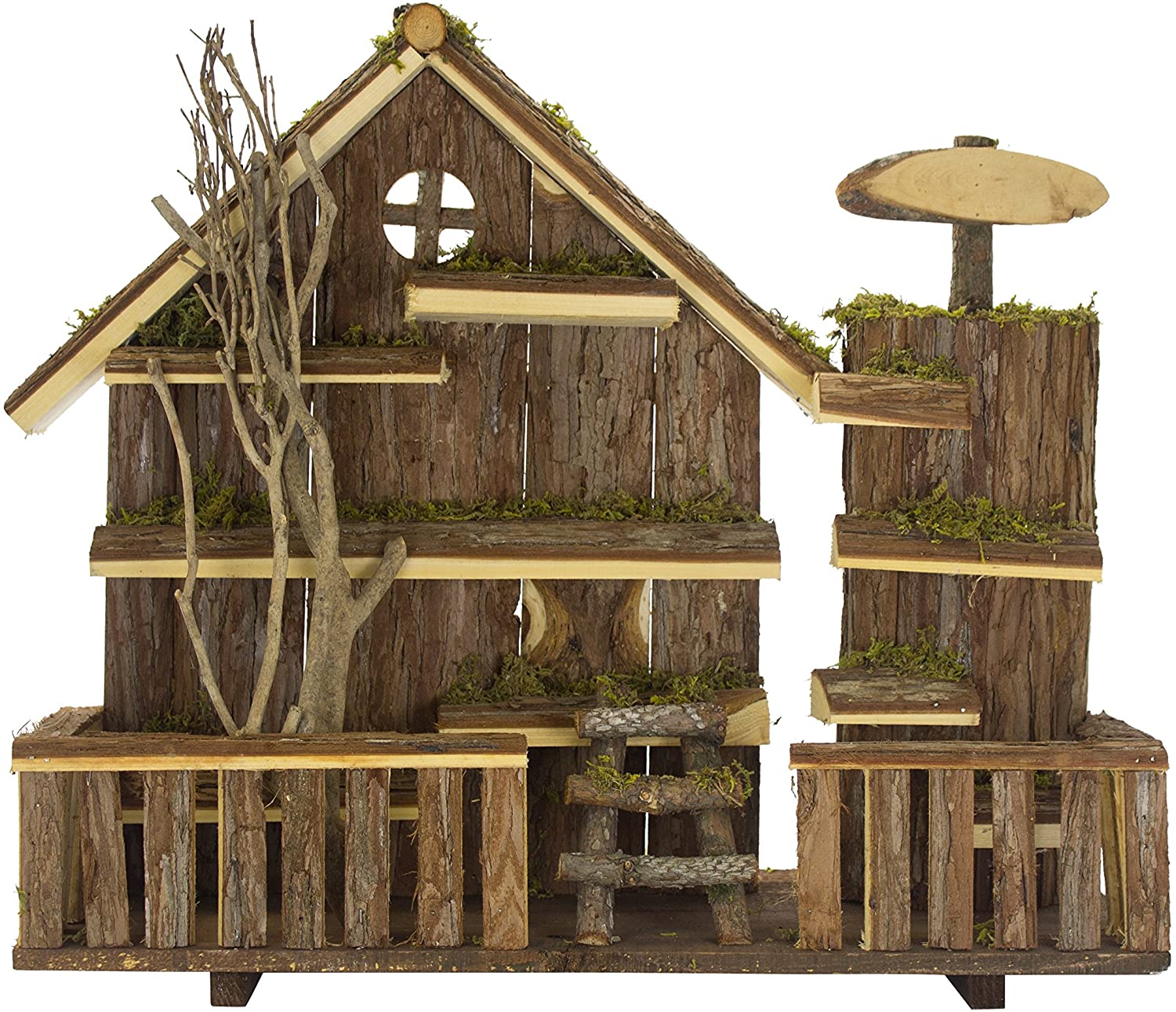 DARO DEKO Daro Decorative Log Cabin Open