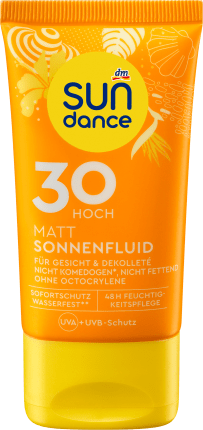 SUNDANCE Sun fluid mattifying face, SPF 30, 50 ml