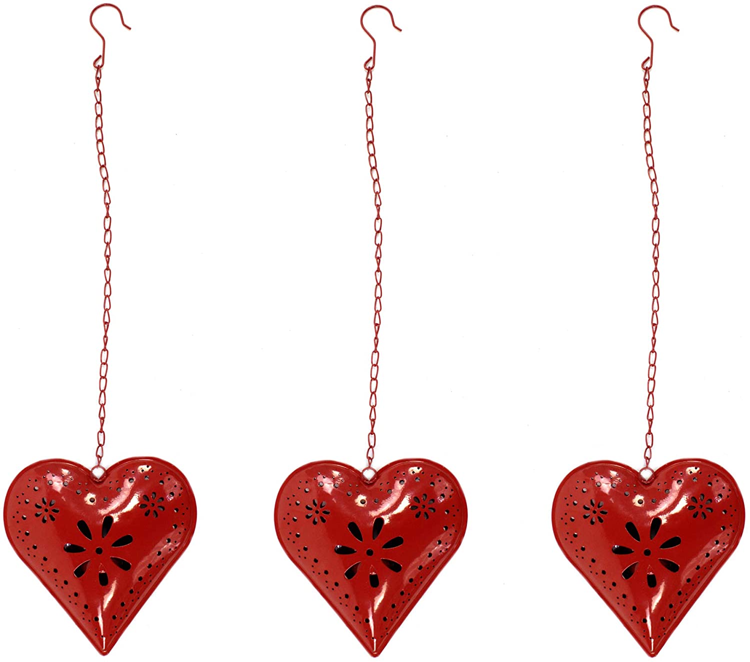 Daro Deko Metal Heart Tea Light Holder For Hanging