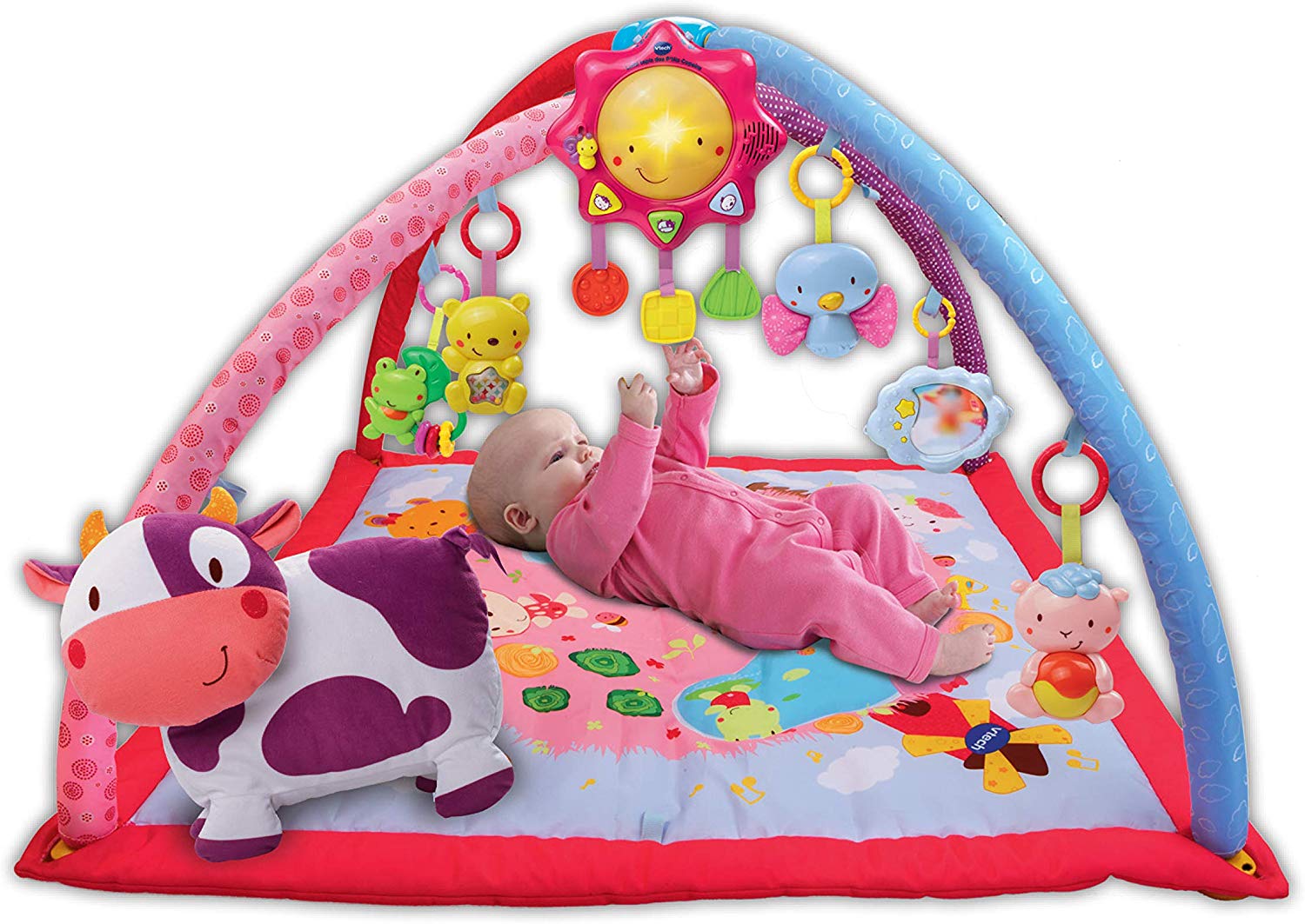 Vtech Blanket and Gym Singing 2 in 1 Pink