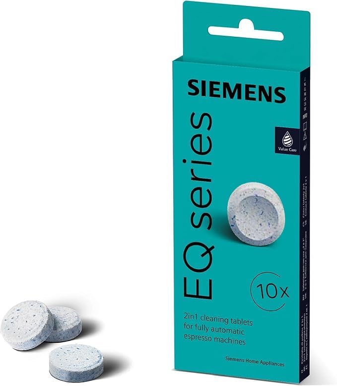 10 Bosch Siemens Cleaning Tablets, Improved formula TZ80001A, White
