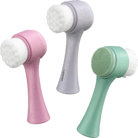ebelin 2-in-1 facial brush, 1 pc.