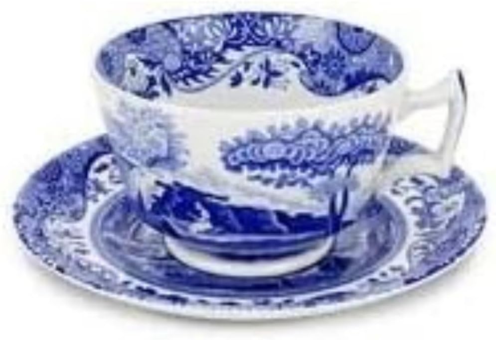 Spode Blue Italian Breakfast Cup and Saucer