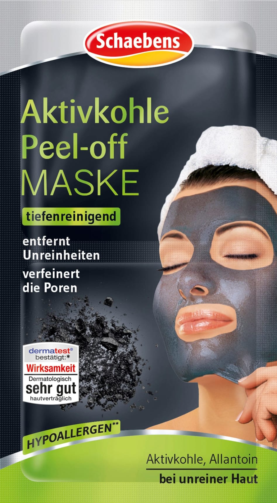 Schaebens Mask Activated Carbon Peel-Off, 16 Ml