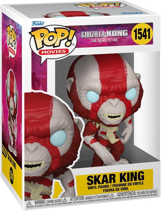 Funko Pop! Films: Godzilla X Kong: The New Empire - Skar King - Godzilla vs. Kong 2 - Figure En Vinyle à Collectionner - Toys for Children and Adults - Fans