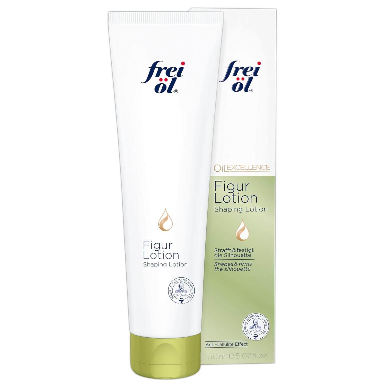 freia free oil Figure Lotion 150 ml | Firming Body Lotion with Anti-Cellulite Effect | Smooths & Firms Skin with Poppy Seed Extract & Red Macroalgae | Reduces Cellulite on the Stomach, Legs & Butt
