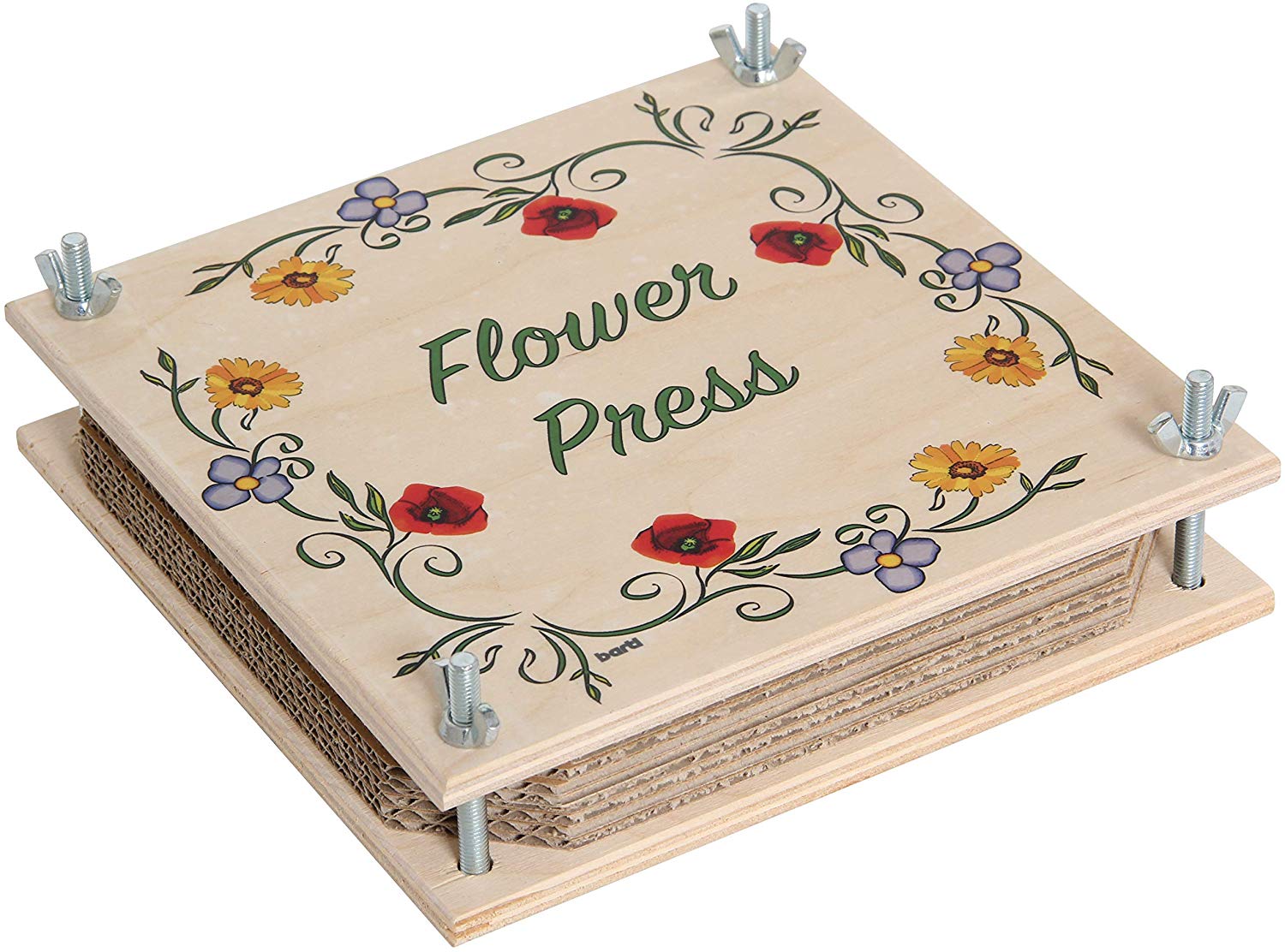 Bartl Decorative Flower Press in Various Sizes, 19 x 19 cm