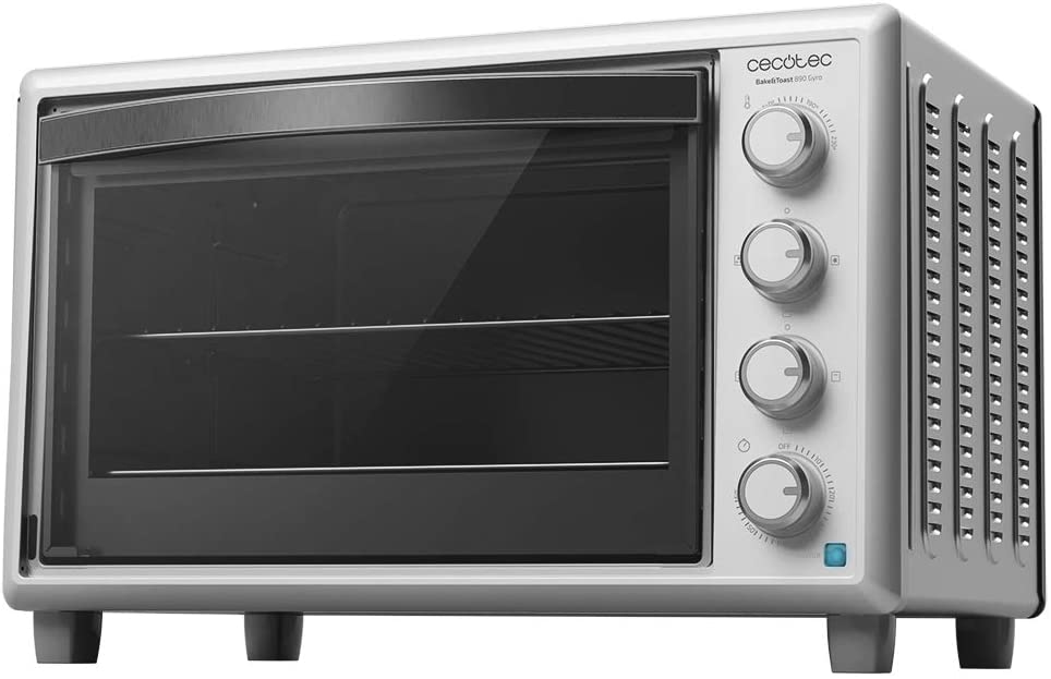 Cecotec Bake&Toast Gyro 850 Table Oven 60 L Capacity 12 Functions 2200 W Rotating Roasting Device (White)