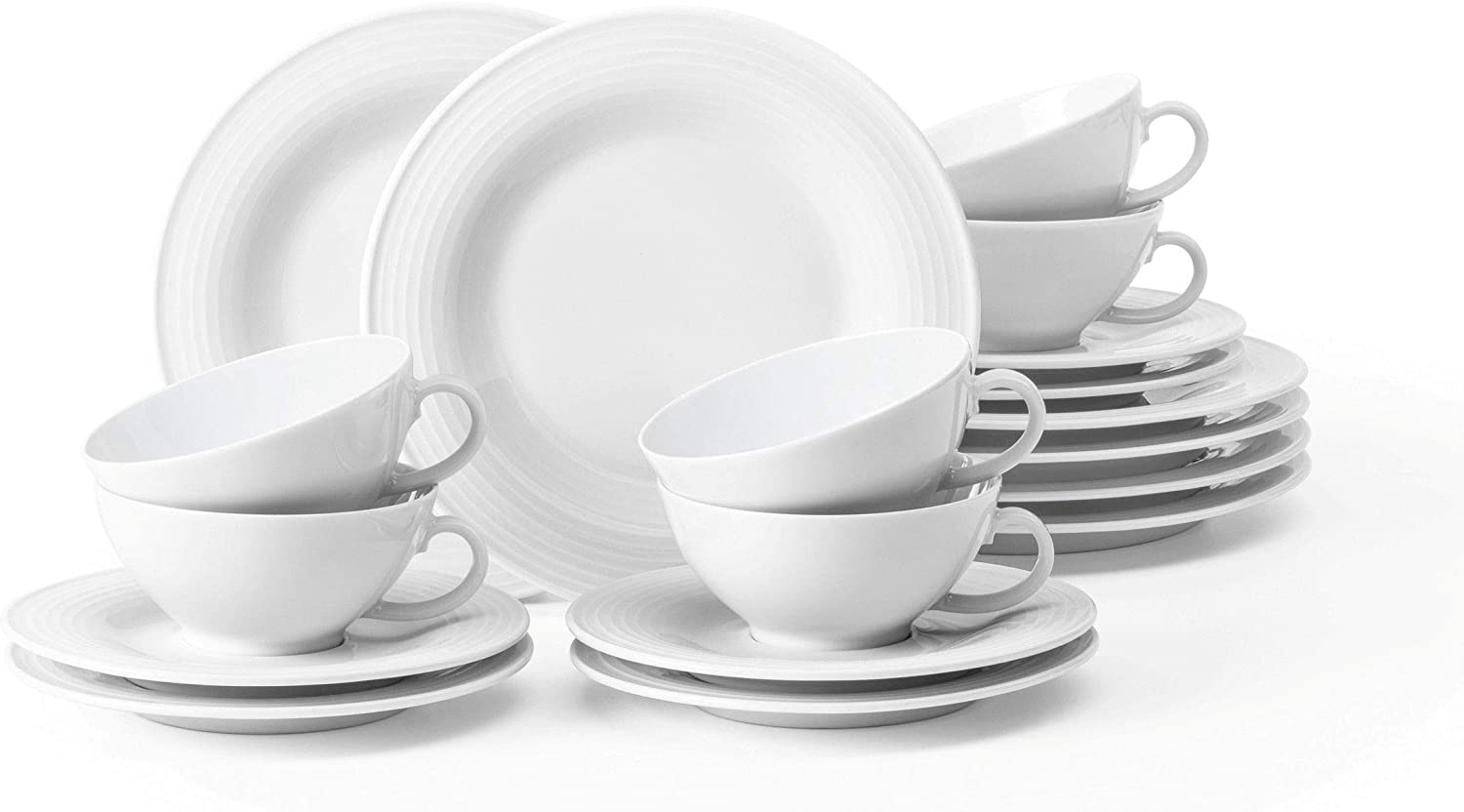 Seltmann Weiden 001.751422 Beat White Tea Service 18 Pieces