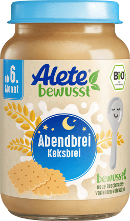 Alete bewusst Evening porridge biscuit from the 6th month, 190 g