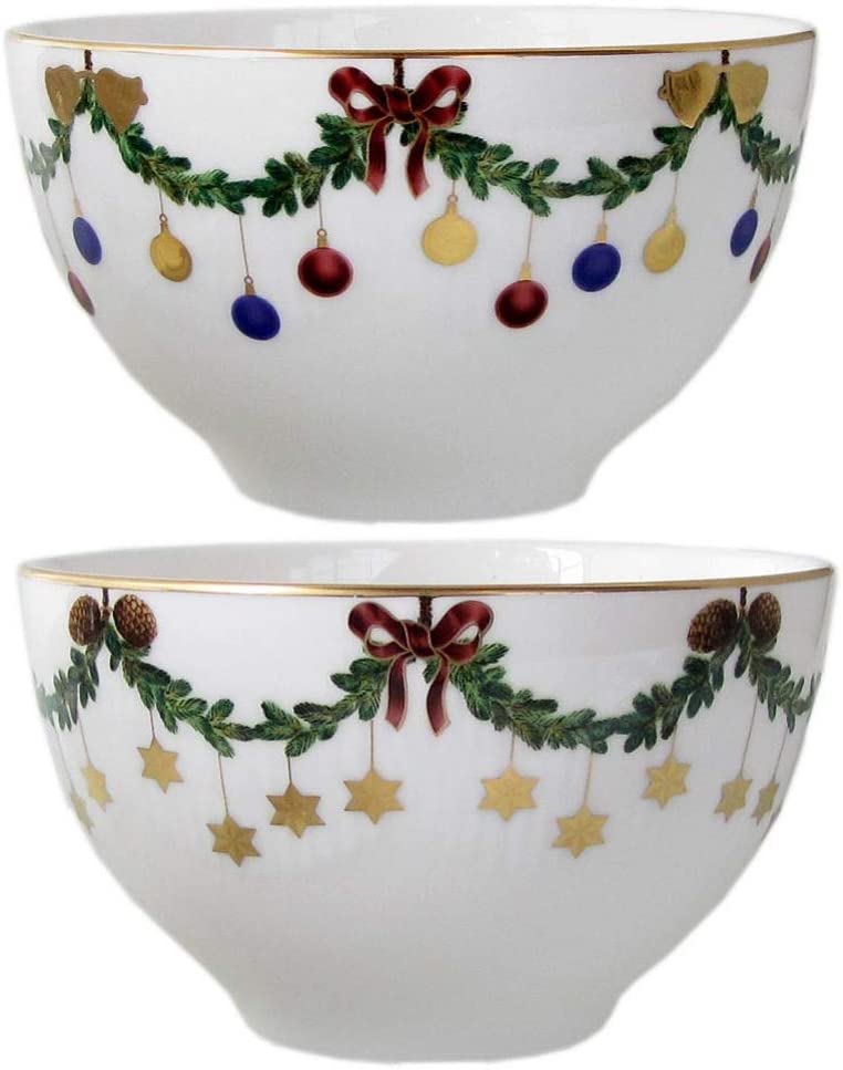 Royal Copenhagen Star Fluted Christmas Serving Pack (2 Pieces)
