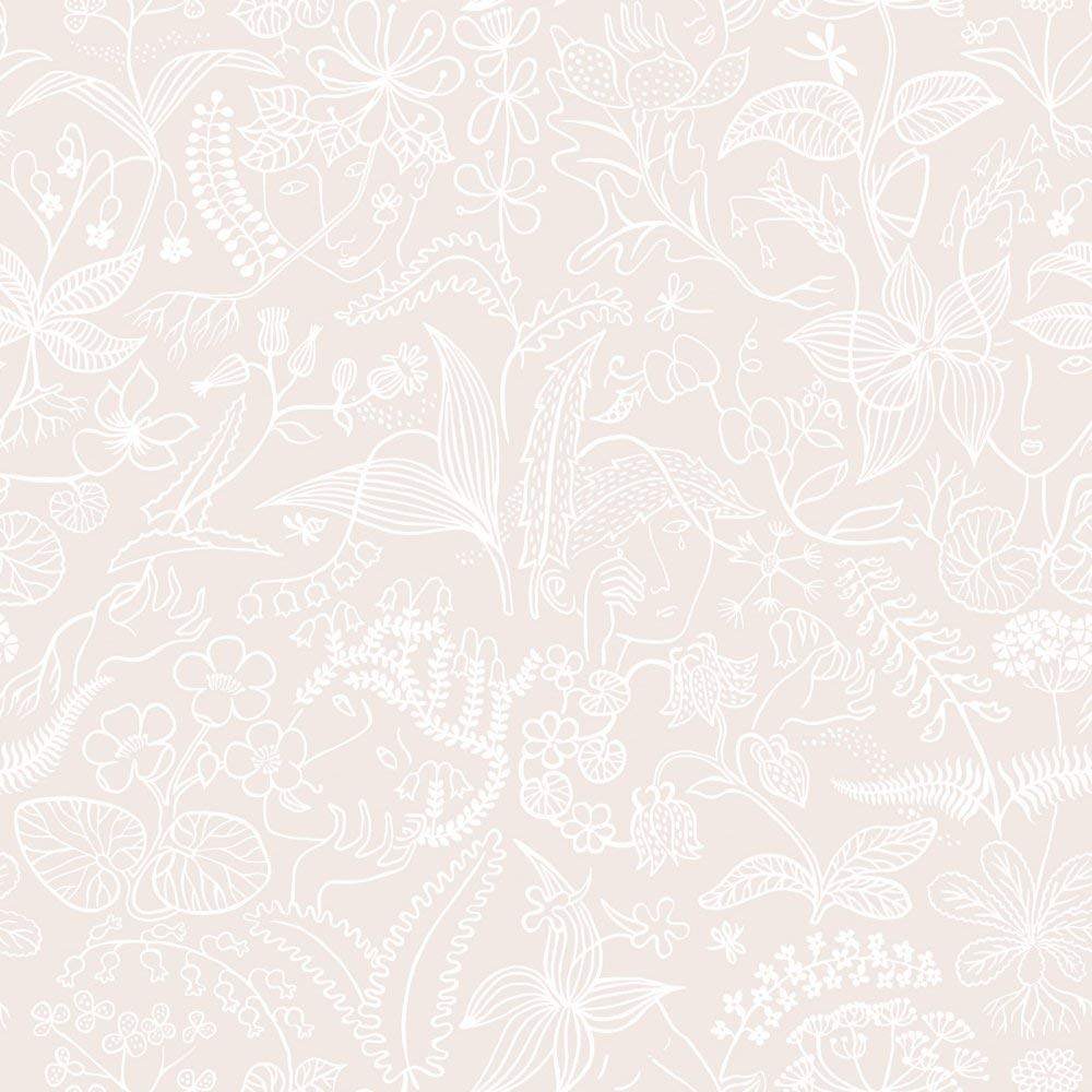 BorasTapeter Scandinavian Designers Stig Lindberg 2746 Non-Woven Wallpaper With Faces An