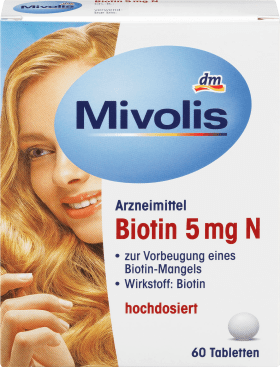 Mivolis Biotin 5 mg N, tablets, 60 hours
