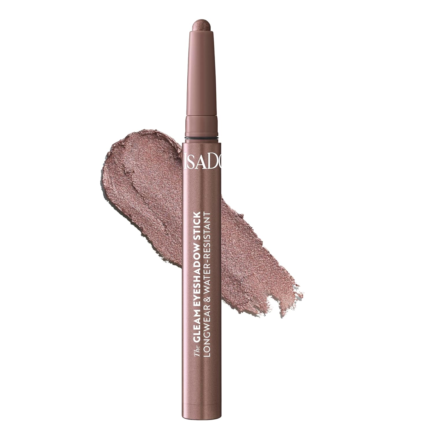 Isadora Store IsaDora The Gleam Eyeshadow Stick - Smooth Brown Eyeshadow Pencil for Flawless Eye Make-Up, Long-Lasting, Smudgeproof, Waterproof - Vegan Makeup, Cruelty Free, Fragrance Free (52 Mauve Brown)