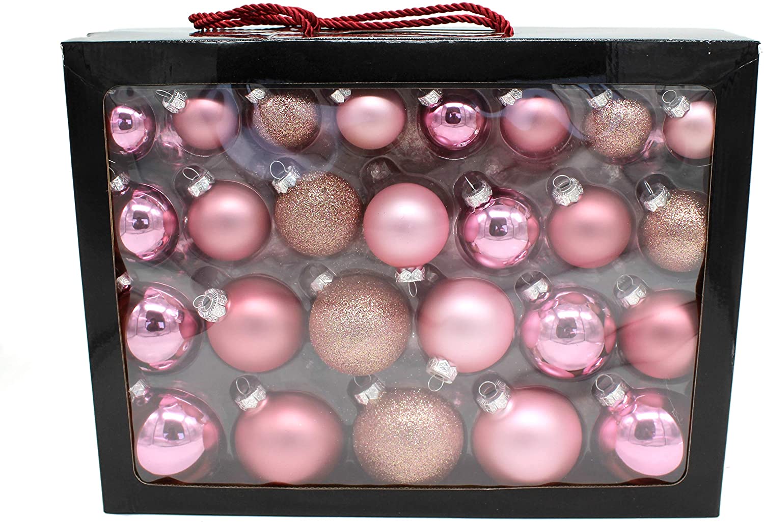 DARO DEKO Christmas Baubles Mix Pack of 52