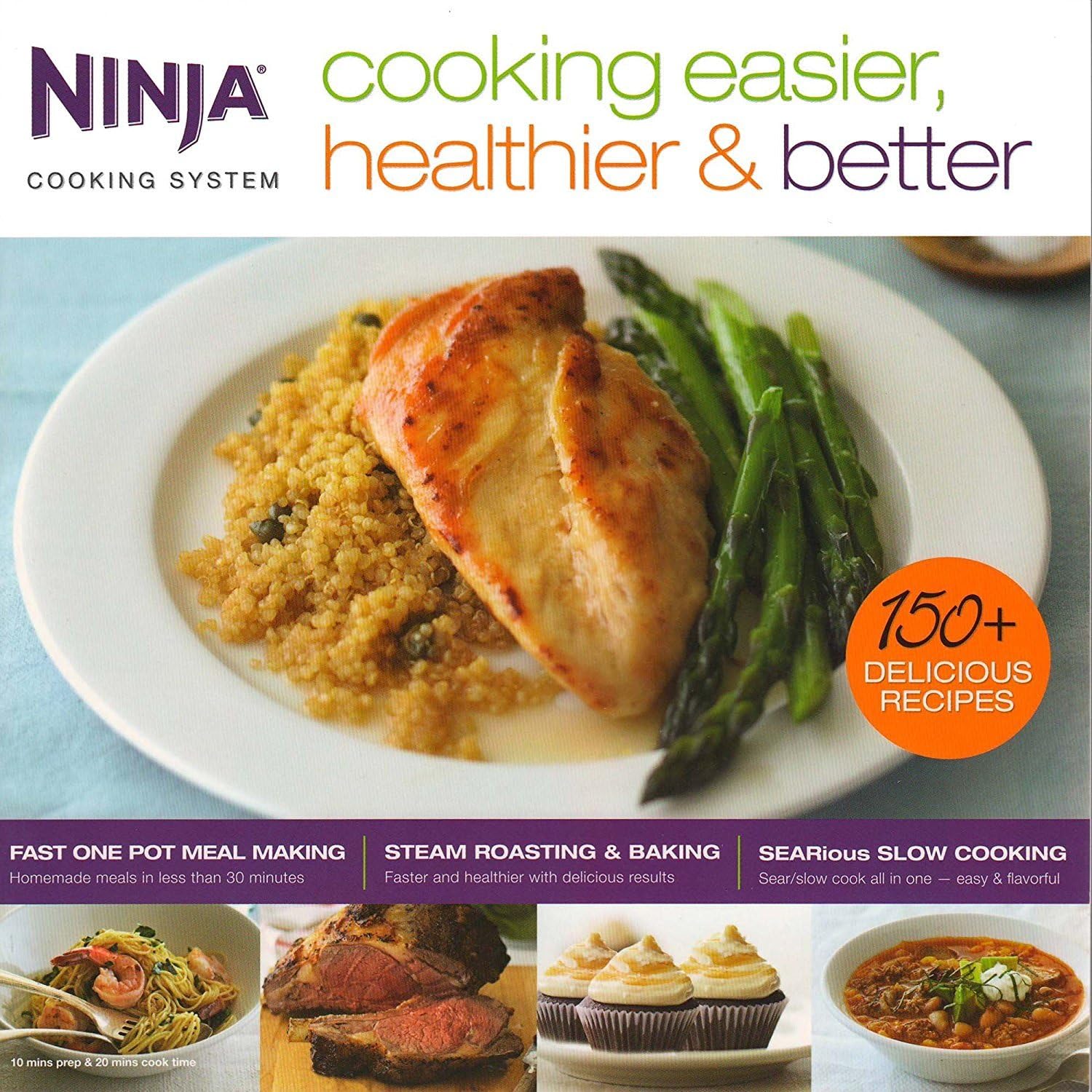 Ninja Cooking Easier, Healthier & better, Ninja Cooking System