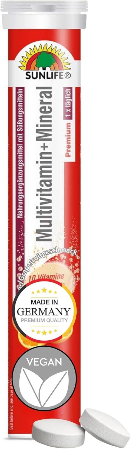 Sunlife Multivitamin + Mineral Effervescent Tablets High Dose 17 Effervescent Tablets