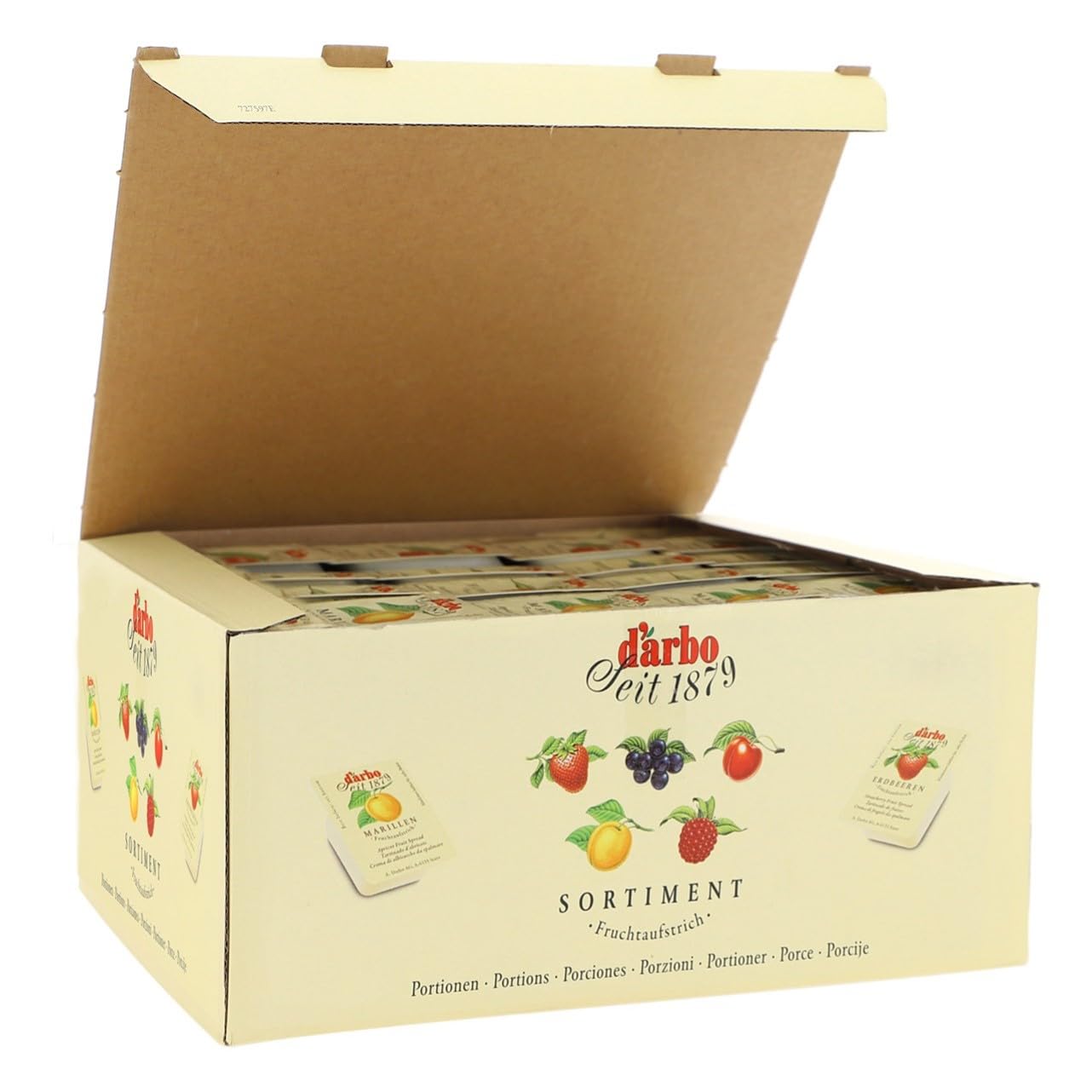 D\'Arbo Fruit Spread 100 Servings - Mix Assortment, Pack of 1 (1 x 2.5 kg)