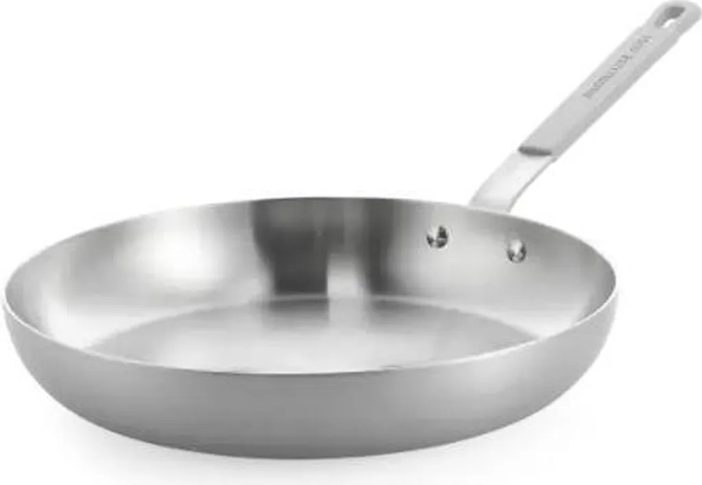 Dagelijkse Kost frying pan - 3-layer stainless steel - PFAS-free - Ø 20/24/28/30 cm - Suitable for all hob types including induction, oven and dishwasher safe