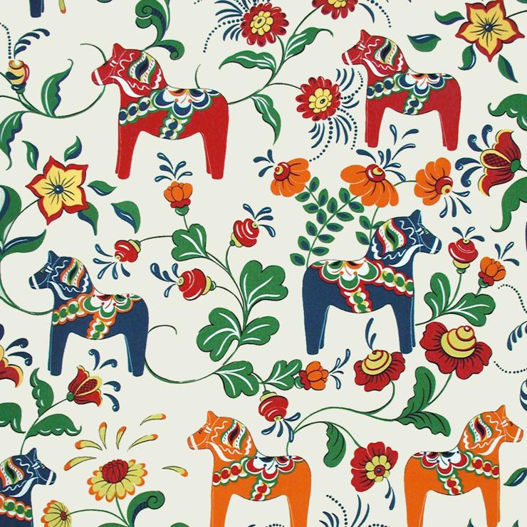 arvidssons-textil Dalahäst Oilcloth