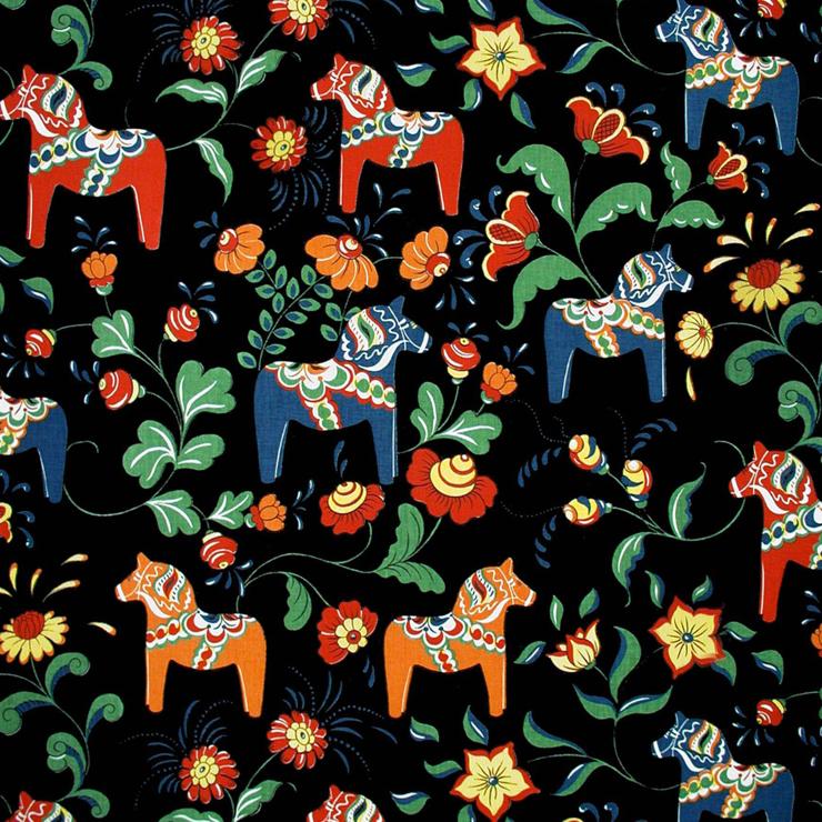 arvidssons-textil Dalahäst Oilcloth